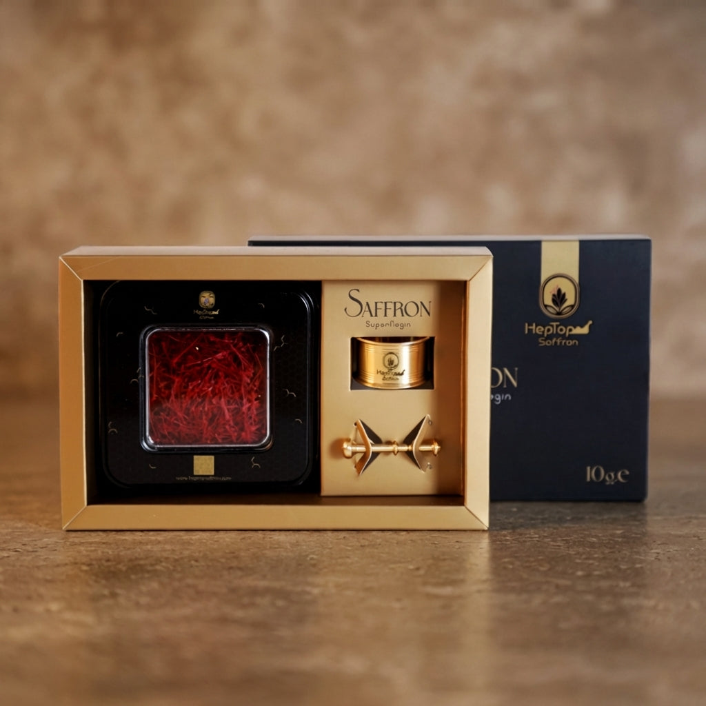 Organik İran Safranı (Süper Negin) 10gr + Havan Hediyeli