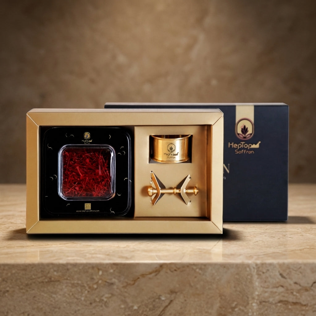 Organik İran Safranı (Süper Negin) 5gr + Havan Hediyeli