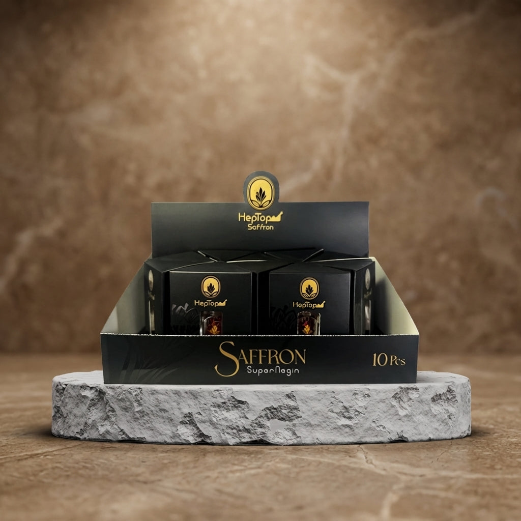 Organik İran Safranı (Süper Negin) 1gr – 10 adet